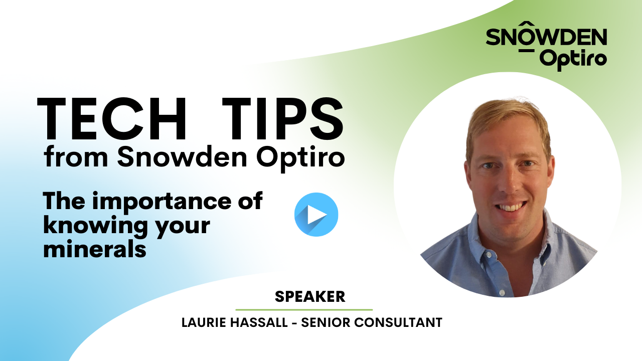TECH TIPS: The Importance of knowing your minerals